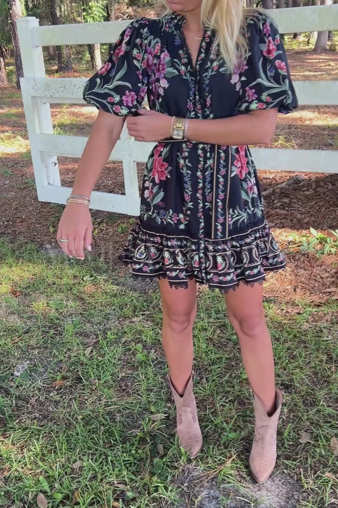 Belle Garden Mini Dress by Farm Rio