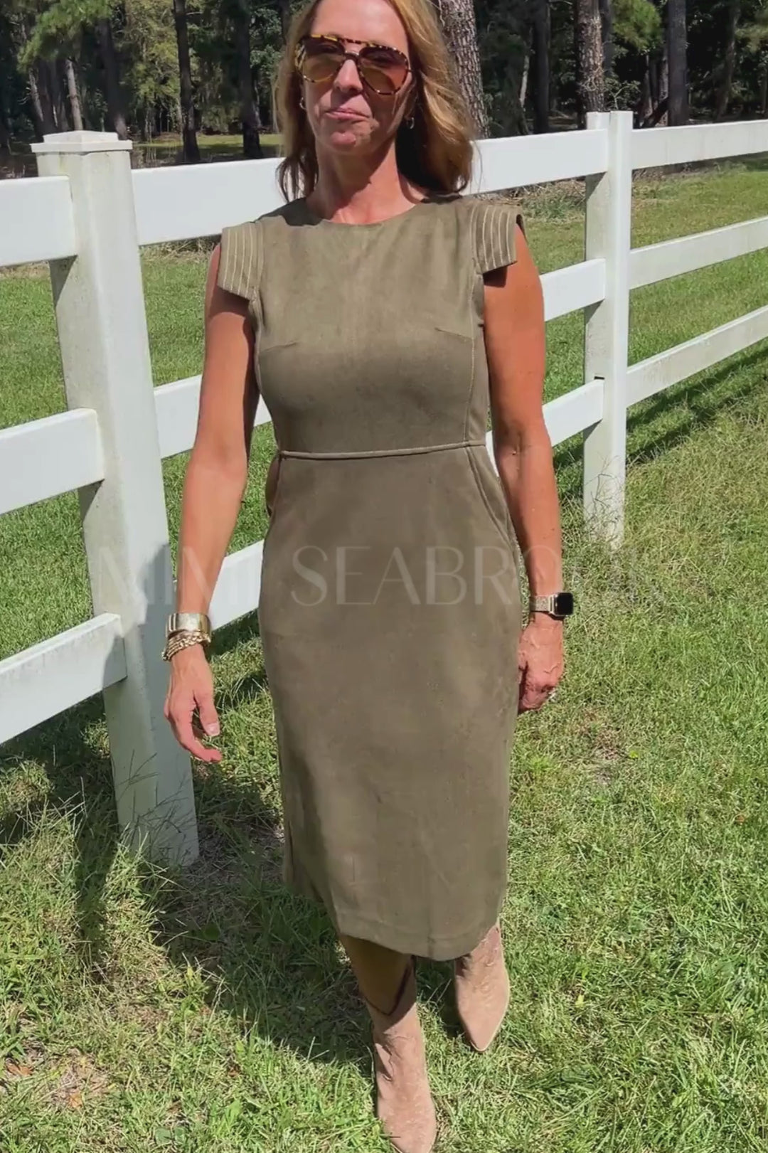 Blackwood dress, olive