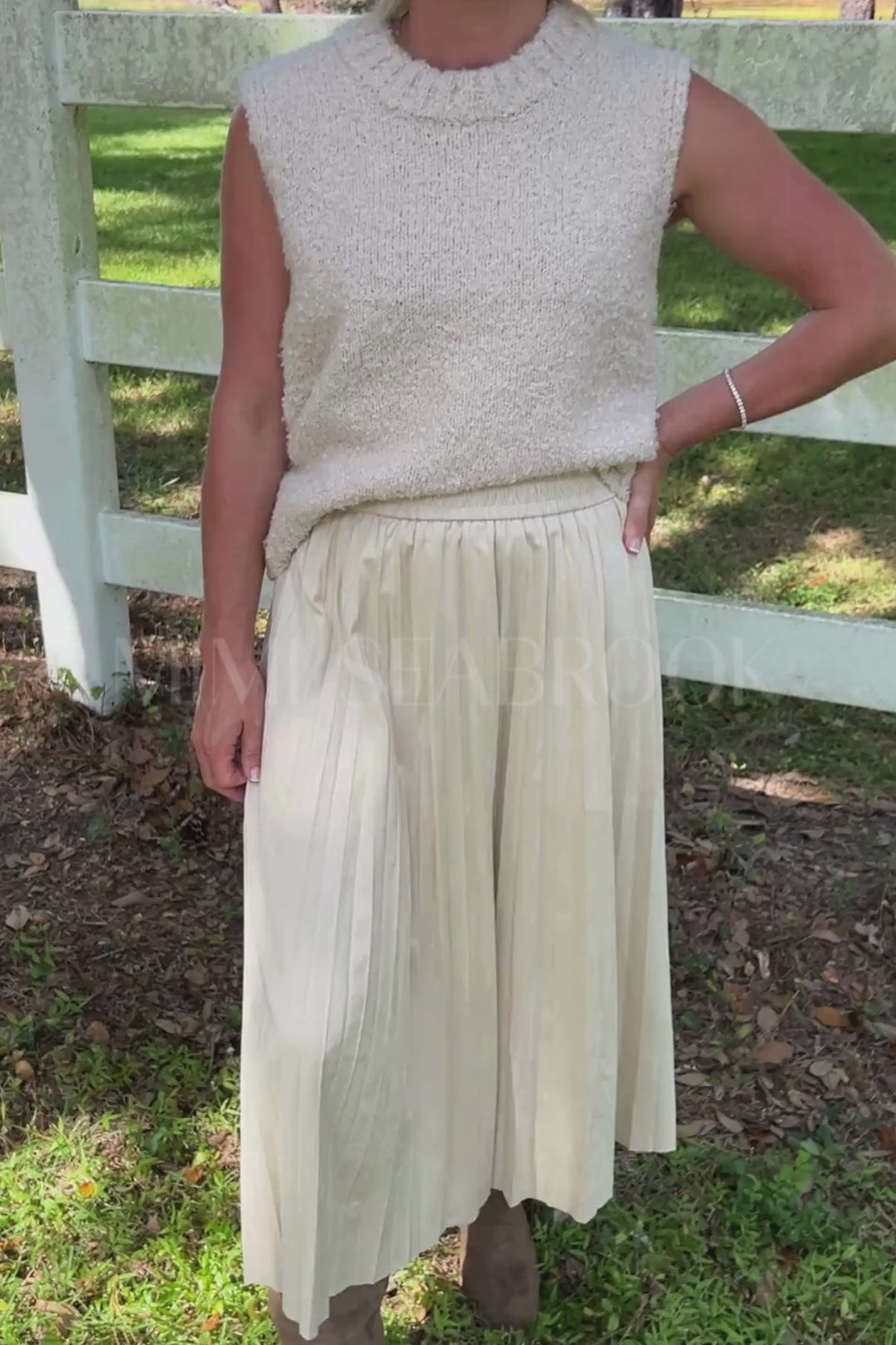 Charlie skirt, sand