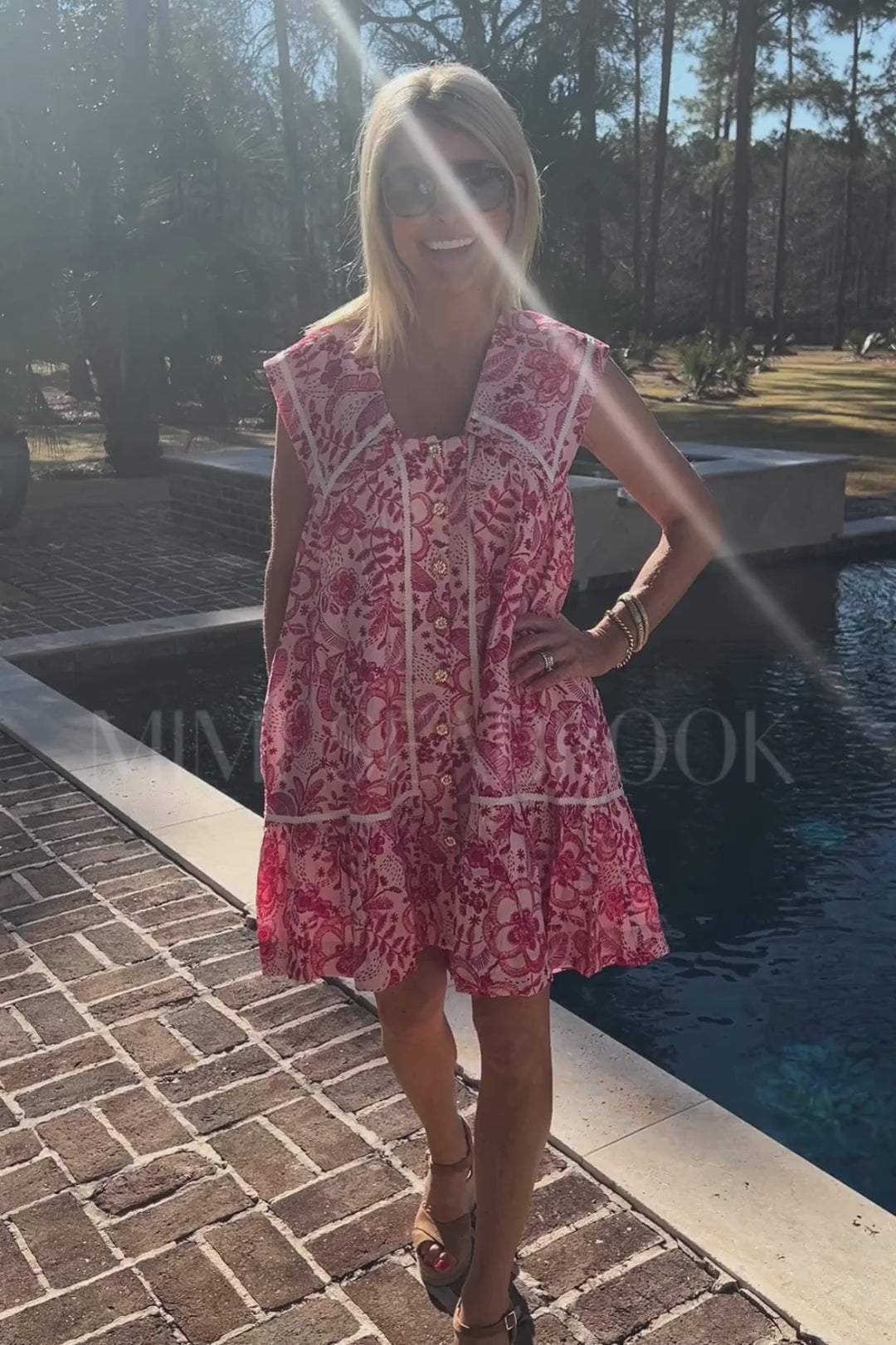 Arlington dress, pink