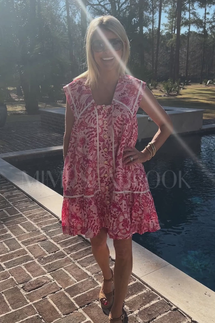 Arlington dress, pink