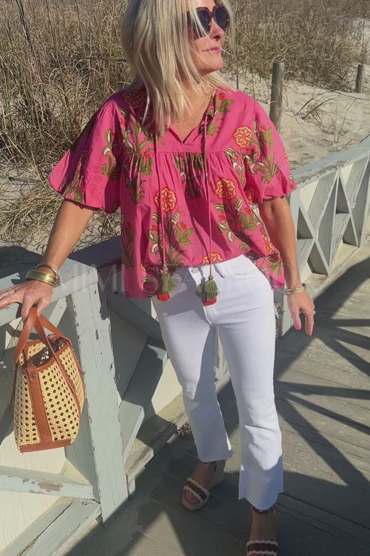 Bullard top, pink