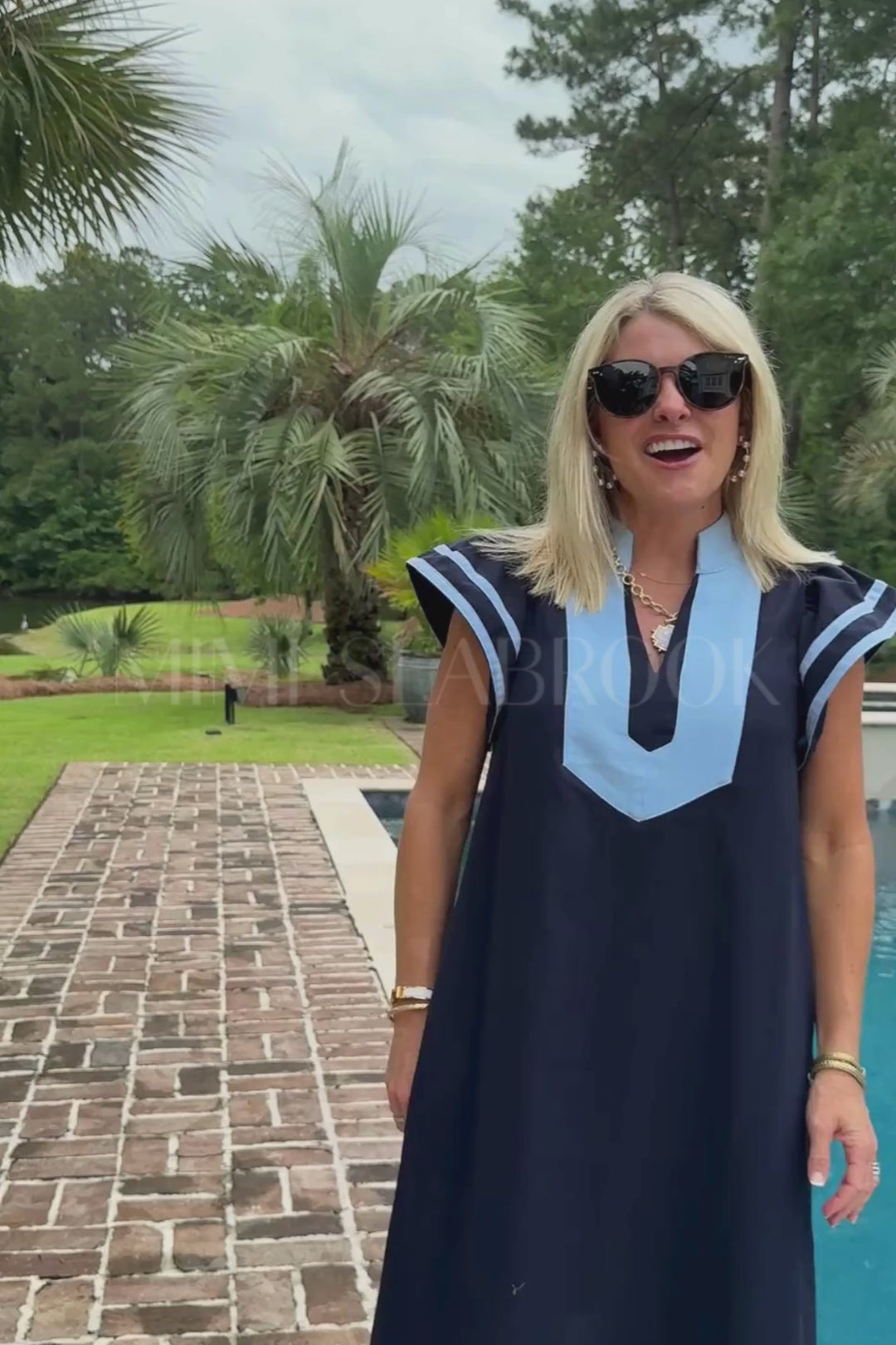 Gabriella dress, navy