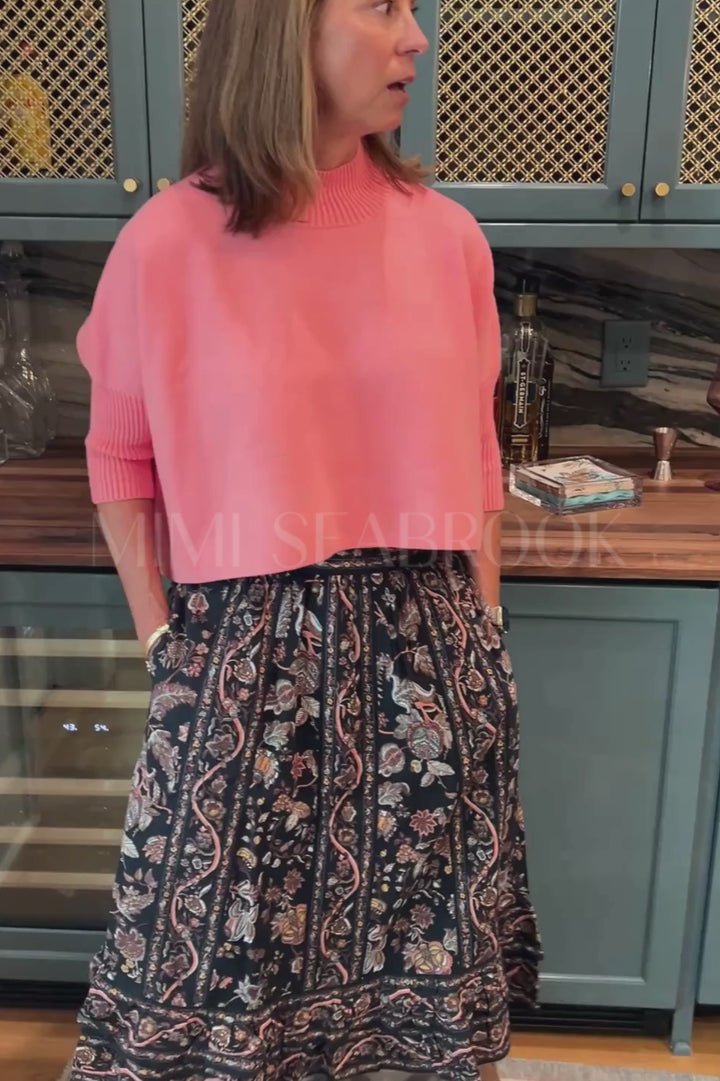 Morgan Midi Skirt, Bois Print by Cleobella
