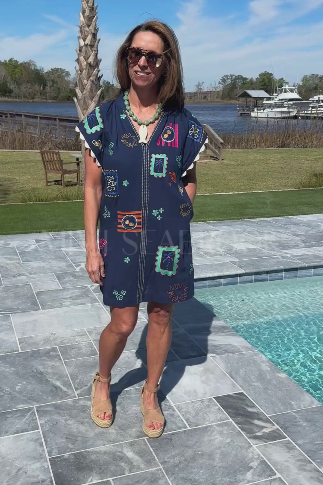 Mika dress, navy