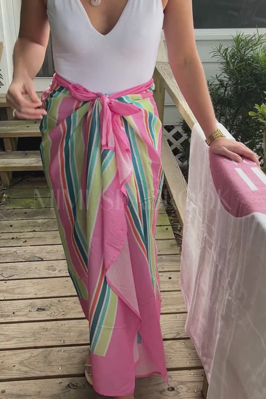 Castaway Stripe Sarong