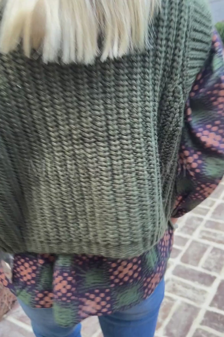 Maxine sweater vest, olive