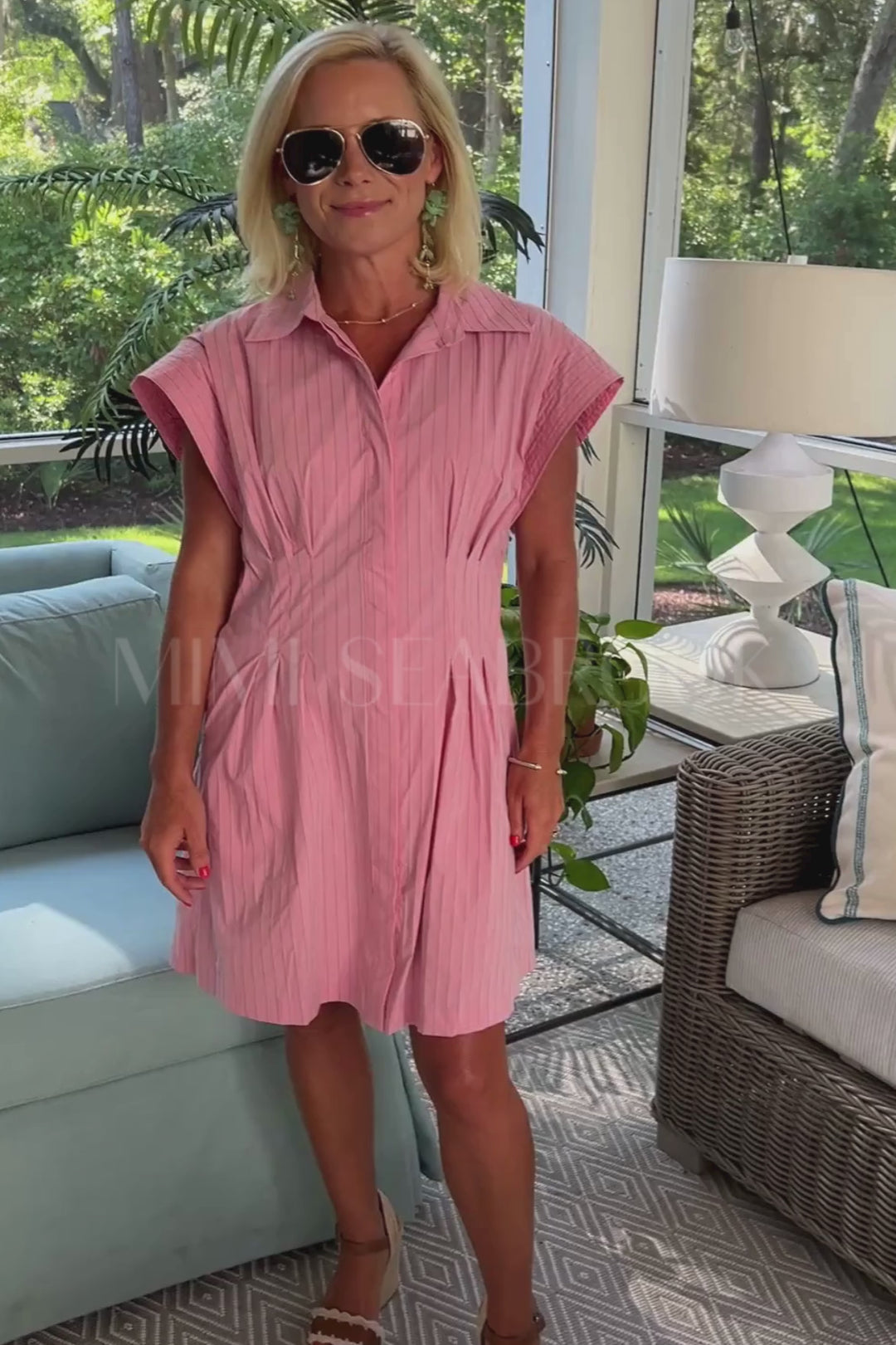 Anselm dress, pink