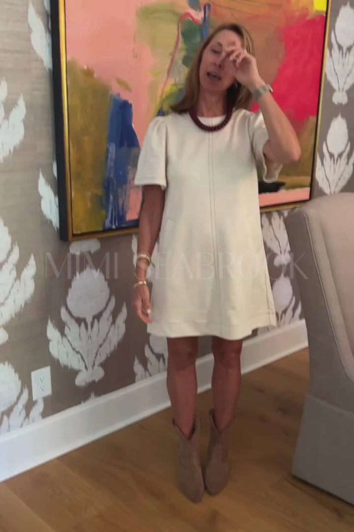 Gordon dress, cream