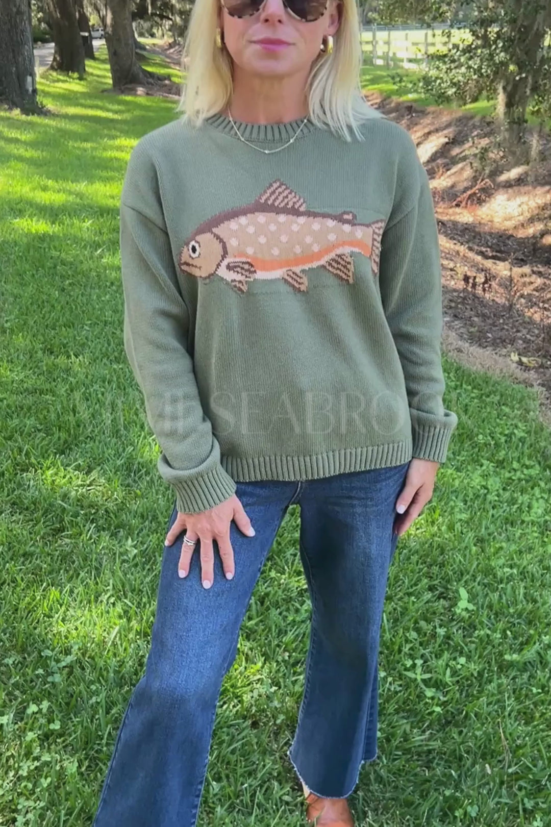 Ellington sweater, olive
