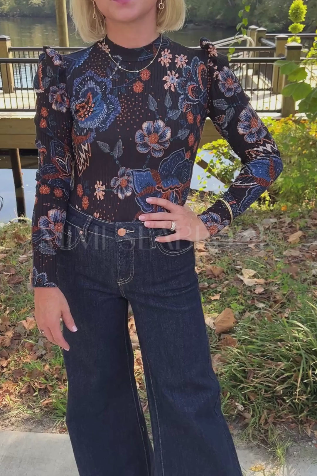 Roxbury wide leg jeans