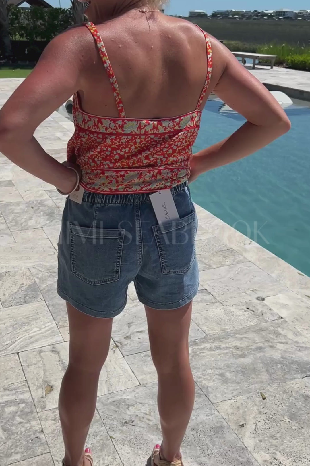 Billie denim shorts
