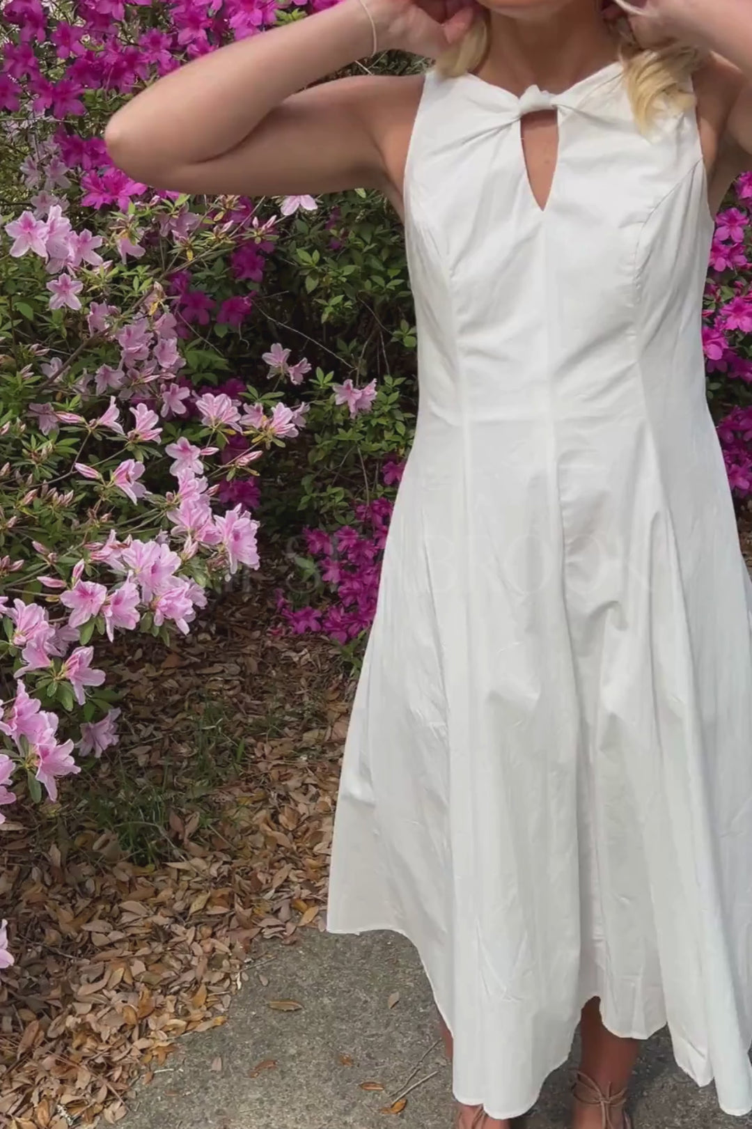 Francie dress,white