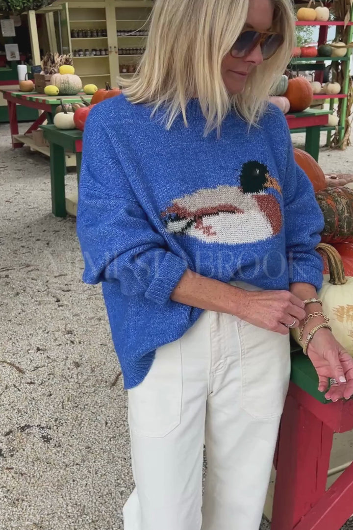 Decoy sweater, royal