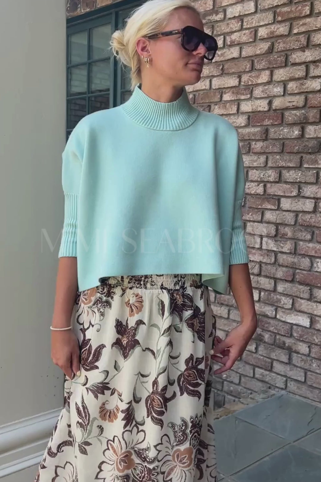 Sophia Sweater, sea glass