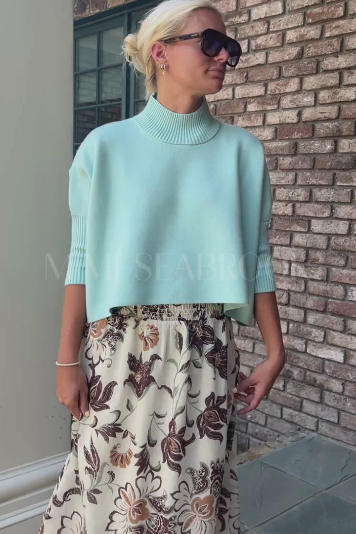 Sophia Sweater, sea glass