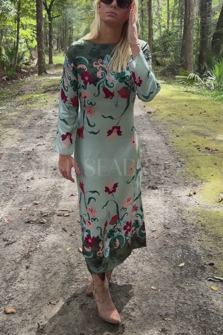 Isobel Ankle Dress, Lys Print by Cleobella