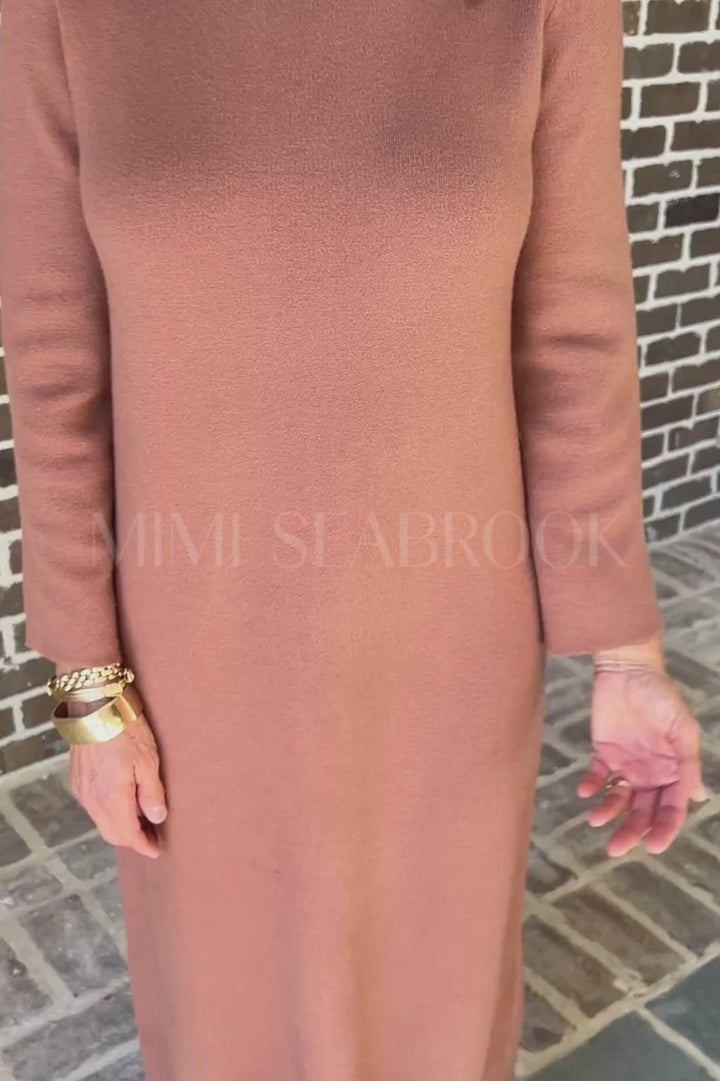 Everlee dress, mocha