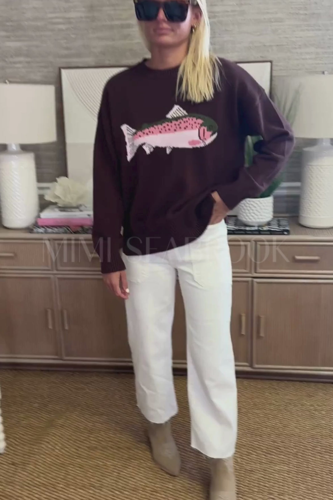 Gretchen sweater, chocolate