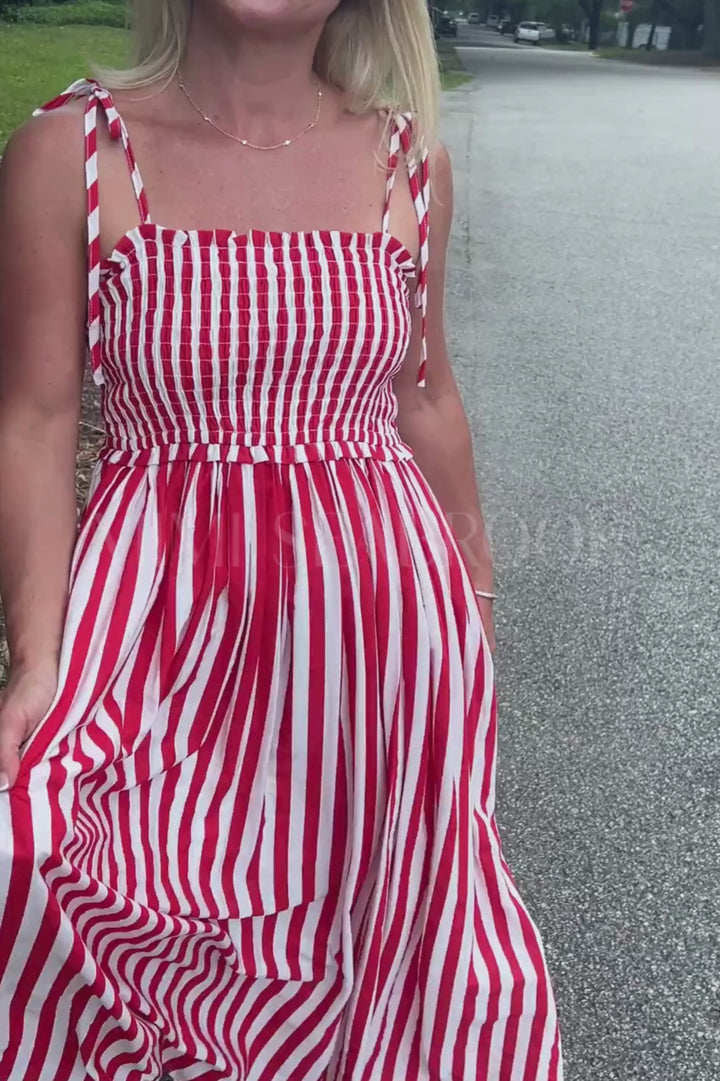 Robbins dress, red