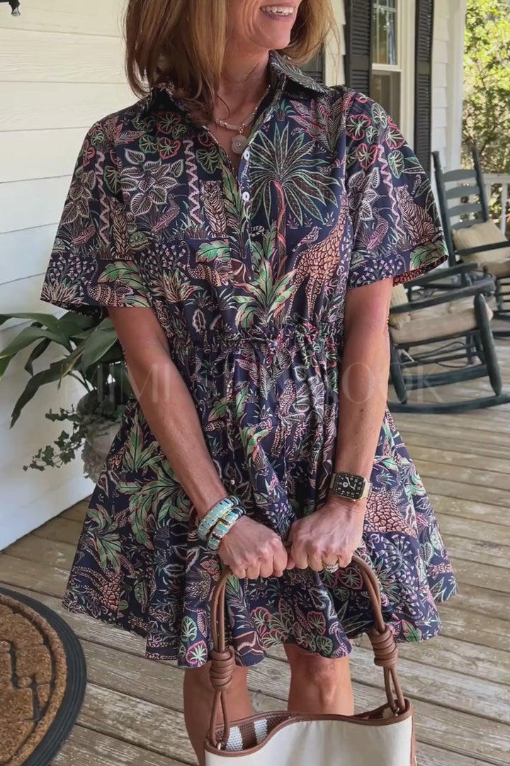 Scarbrough dress, navy