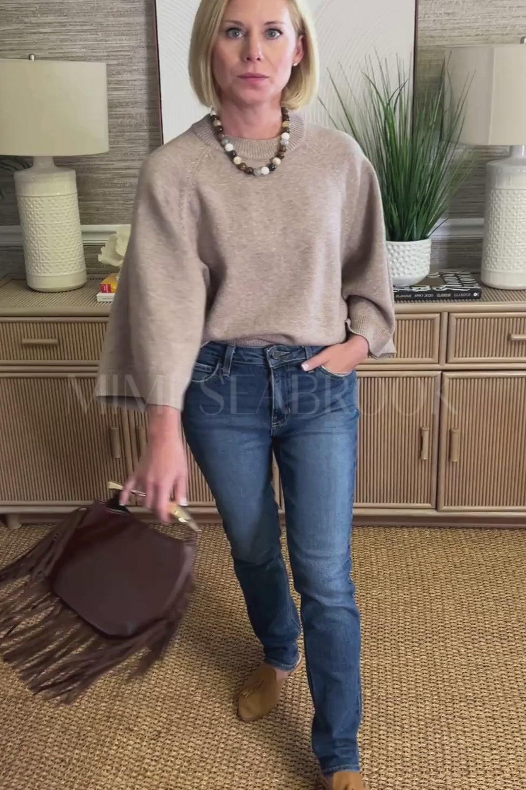 Bonneville sweater, soft mocha