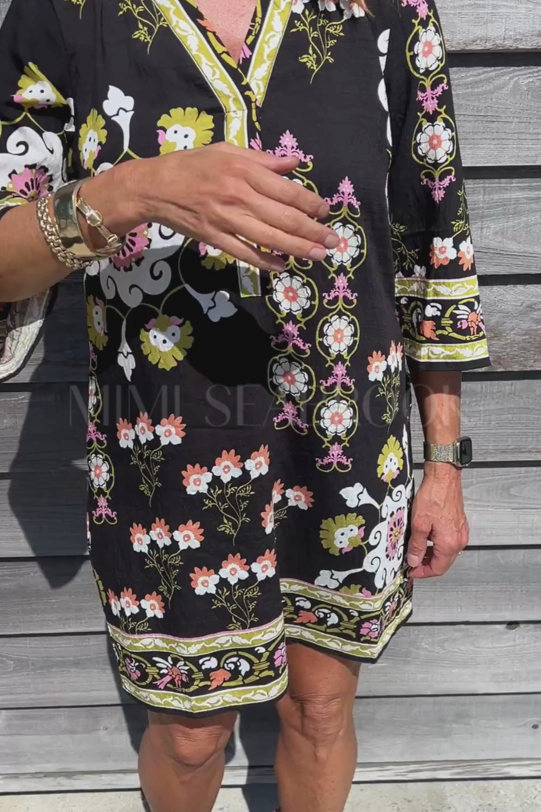 Admiral dress, black