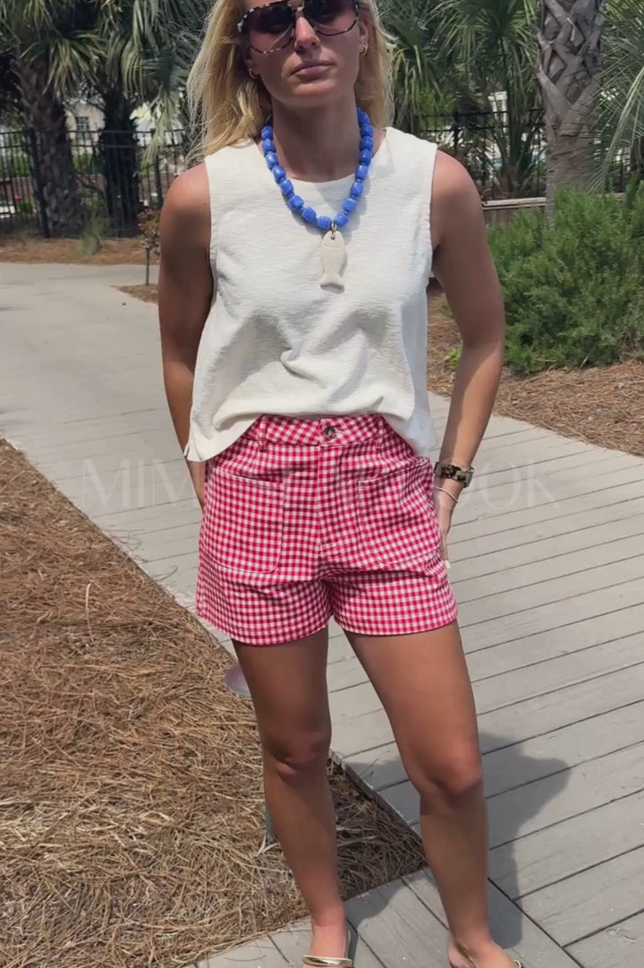 Savell shorts, red