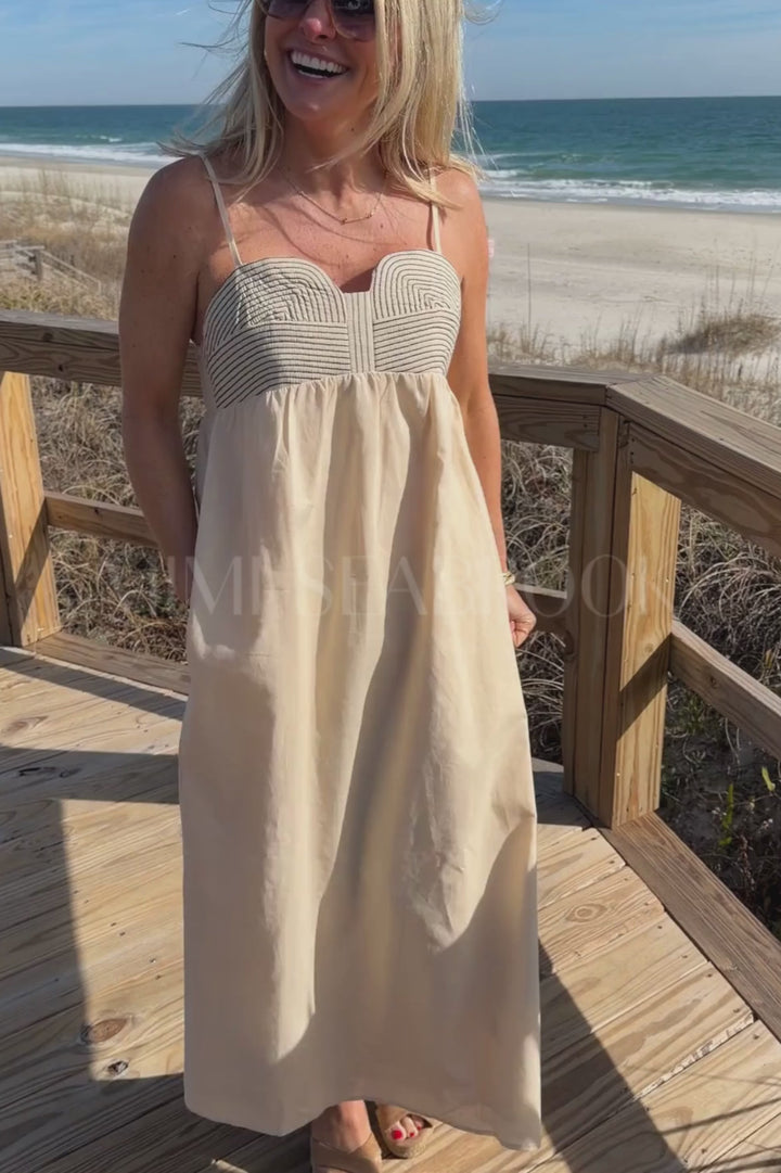 Marty dress, sand