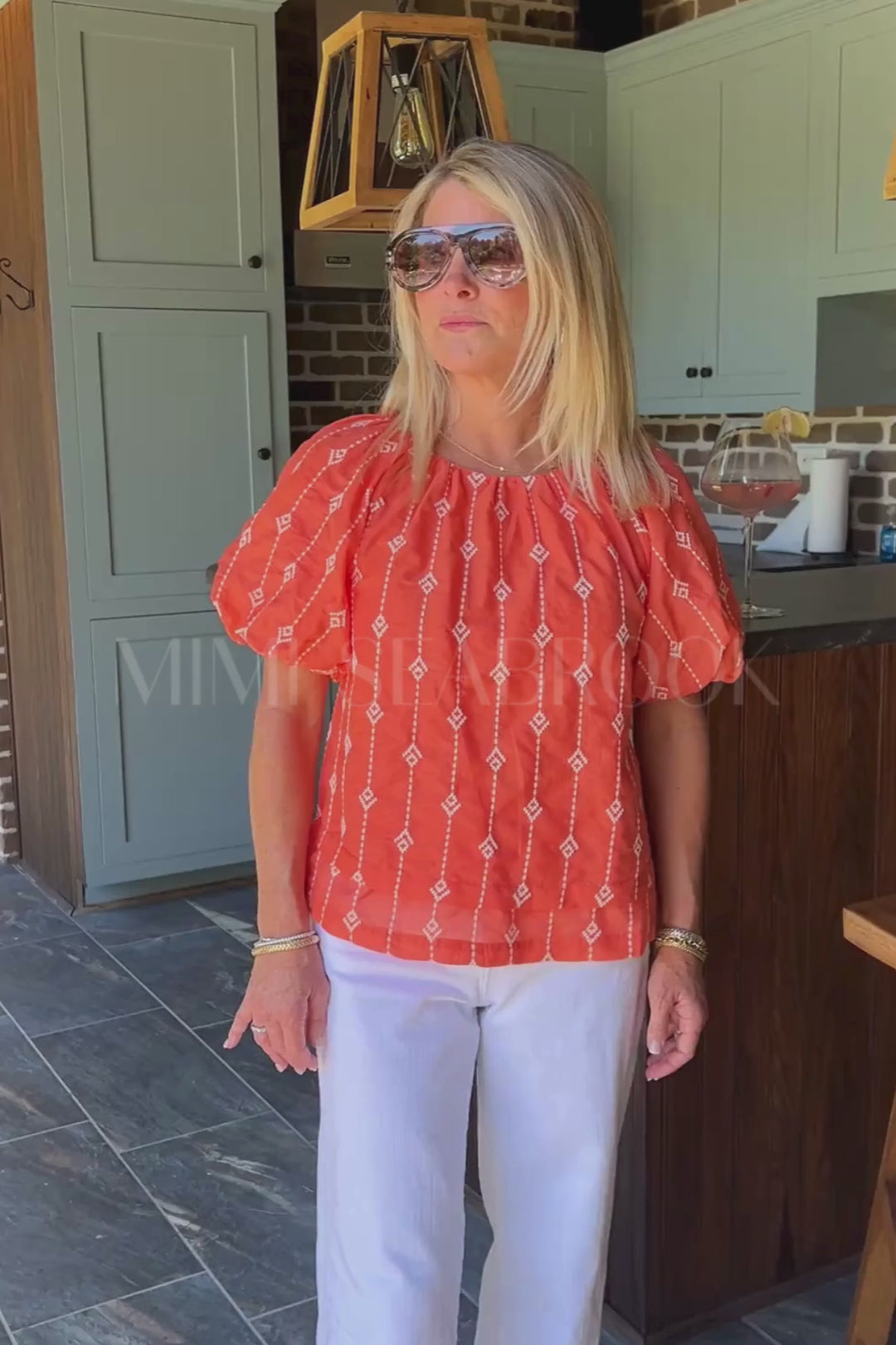 Northam top, orange