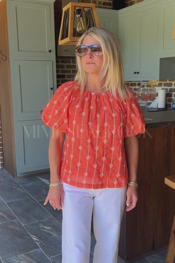 Northam top, orange