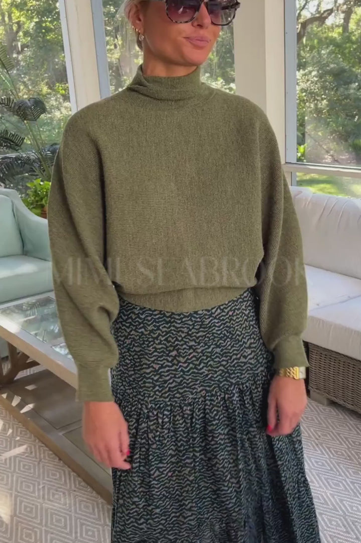 Murphy skirt, teal olive
