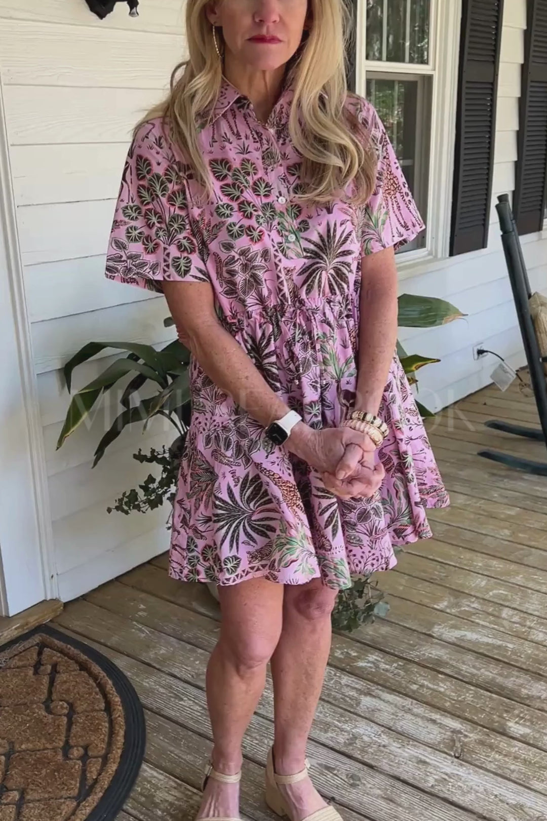 Scarbrough dress, pink