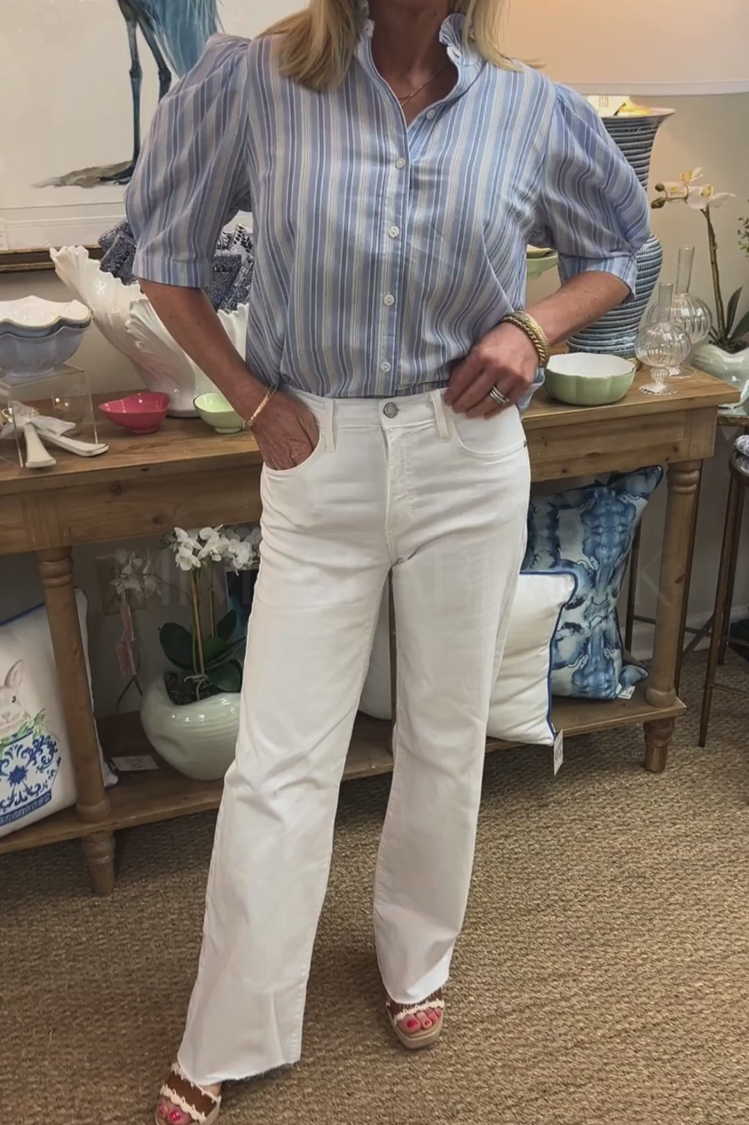 Brianna jeans, white