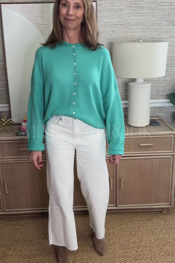 Krissee sweater, turquoise