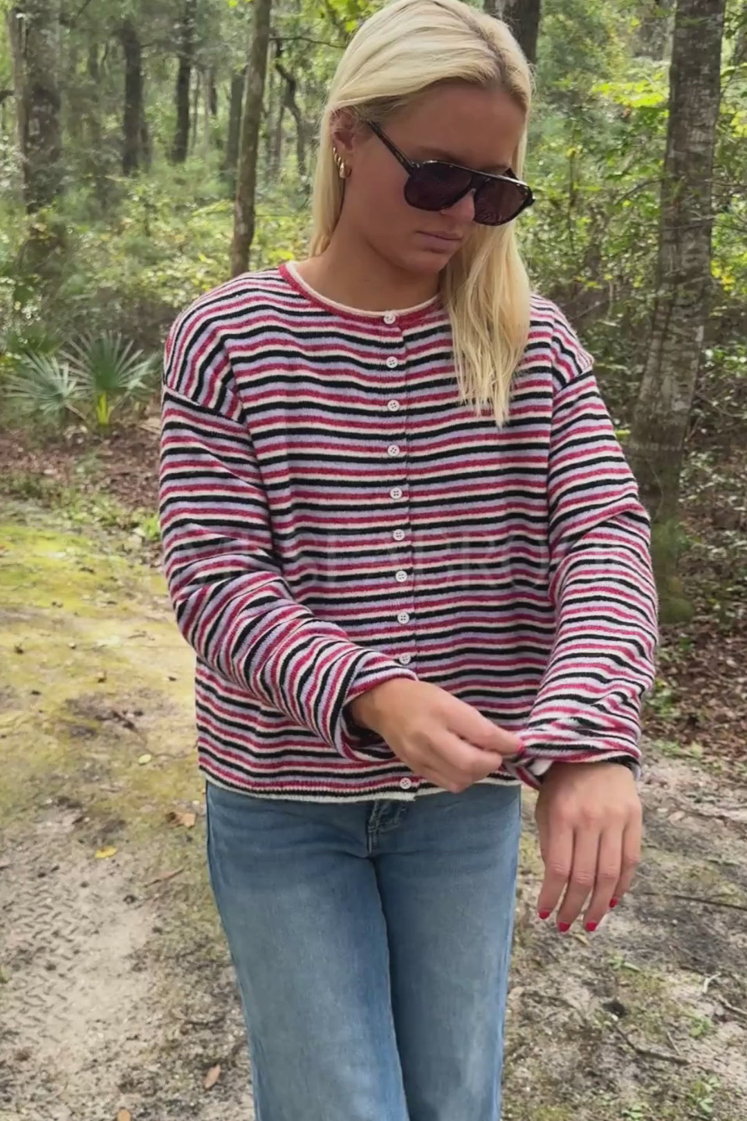 Barker sweater, red
