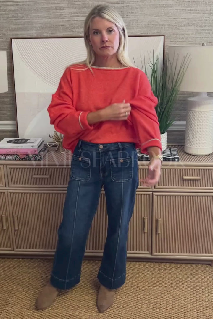 Felicity sweater, orange