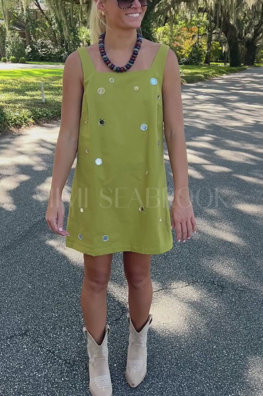 Pearson dress, olive