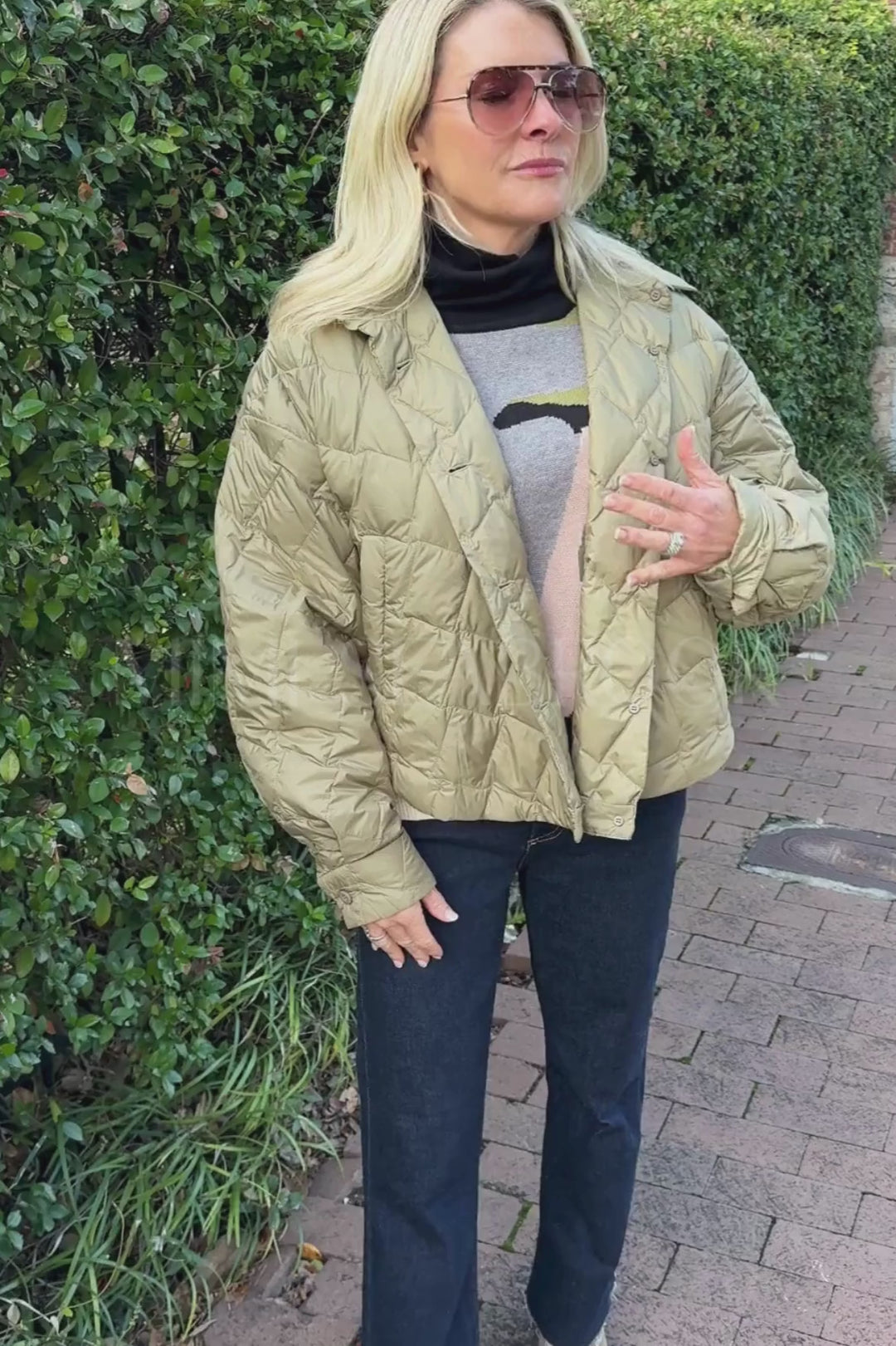 Arya jacket, olive taupe