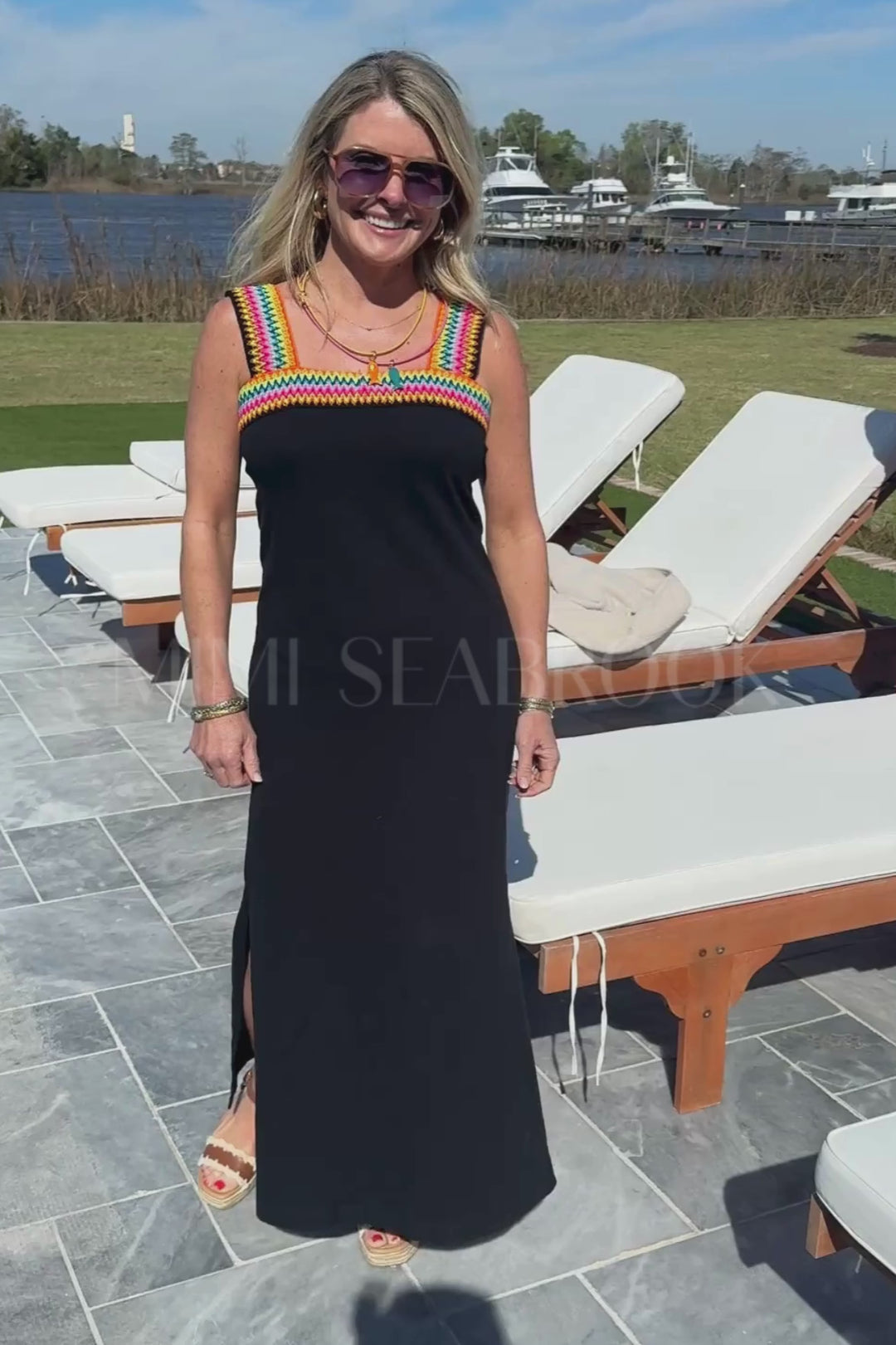 Lena dress, black