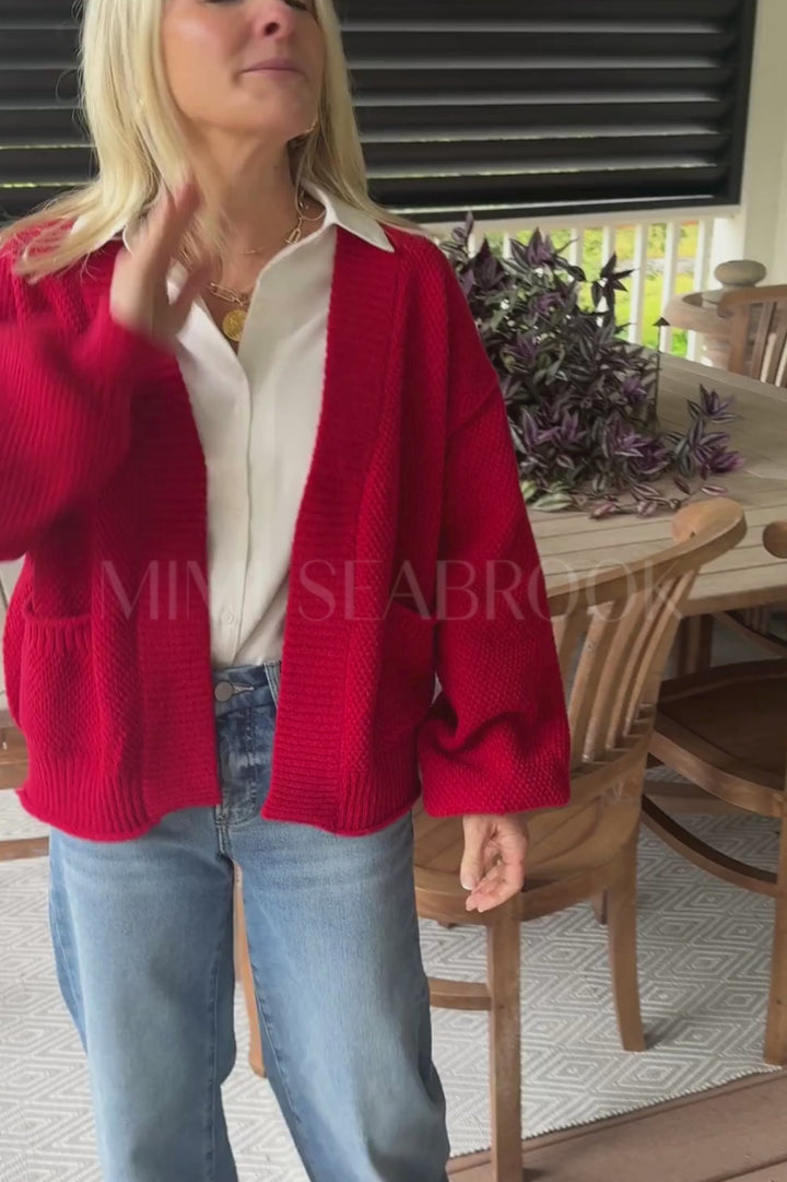 Regency sweater, red