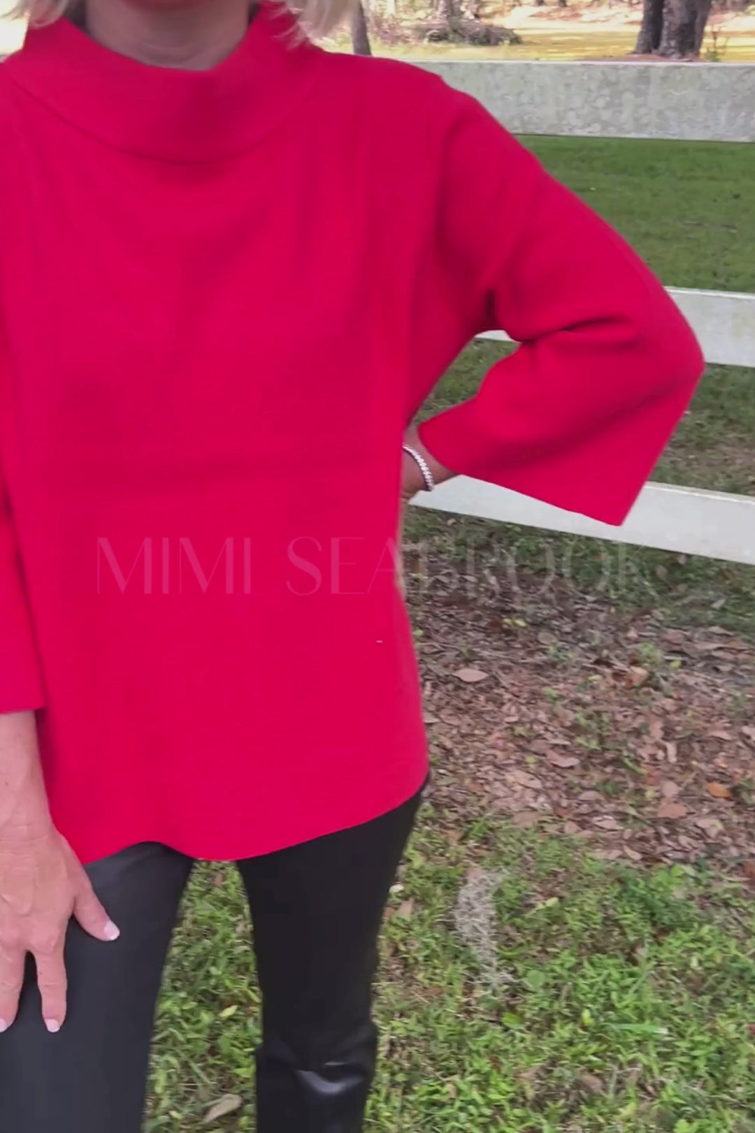 Hillcrest sweater, Red