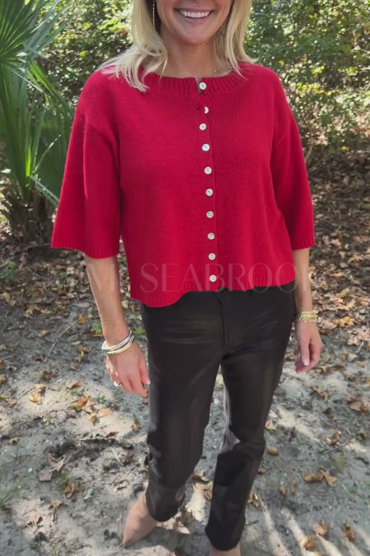 Paramount sweater, red