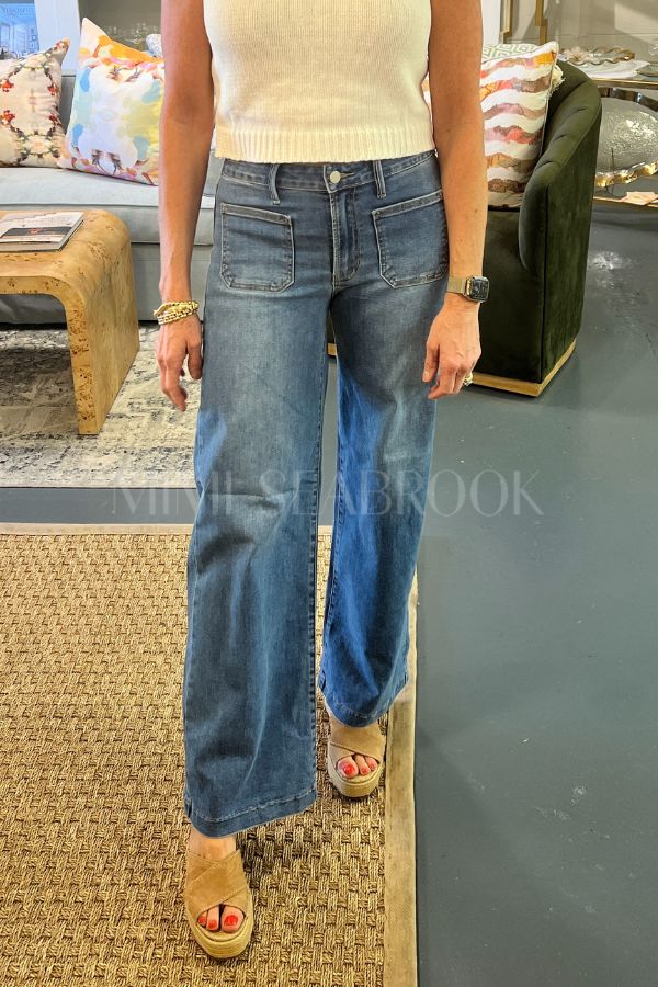 Reina jeans, medium denim